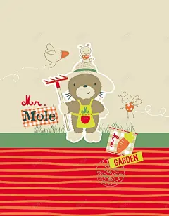 矢量卡通儿童插画耕种粮食背景高清素材 童趣 免费下载 页面网页 平面电商 创意素材