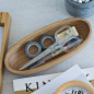 梵瀚 桌面收纳盒 创意办公用品木制笔袋文具 笔盒零食水果盘碟子-淘宝网