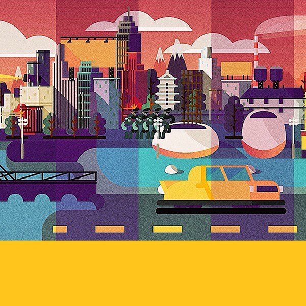 buildings on Behance
