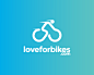 loveforbikes网站logo 自行车 网站logo 骑士 骑行 速度 交通工具