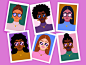 Female Portraits-Character design
