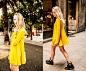 Yellow dress // Barcelona : More photos on my blog http://alicepoint.com/2014/02/yellow-dress-barcelona.html :) xx