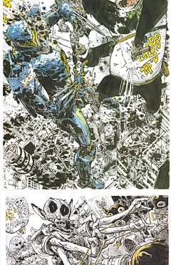 金政基速写作品集2022韩国画师手绘线稿动漫插画原画美术素材临摹-淘宝网