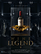 Casillero del Diablo: Wine Legend Creative Flyers, Ads Creative, Creative Advertising, Advertising Design, Product Advertising, Food Poster Design, Graphic Design Posters, Wine Drinks, Alcoholic Drinks