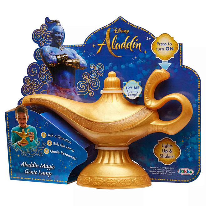 Aladdin 迪士尼阿拉丁神灯精灵灯魔...