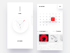 邱什采集到Calendar UI