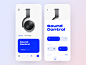 App Interface for Audiophile and Pro-grade Sound play technology control sound audio headphones interface iphone design ios graphics app icons ux ui cuberto