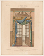 Deur met gordijnen （1895 - c. 1910） 作者：Léon Laroche， weduwe Eugène Maincent， Monrocq 和 weduwe Eugène Maincent