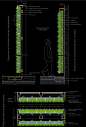 垂直绿化 立体绿化 植物幕墙 种植墙 绿植背景 施工图节点详图CAD-淘宝网