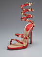 Floral Spiral Sandal by Rene Caovilla - Faerie Shoes