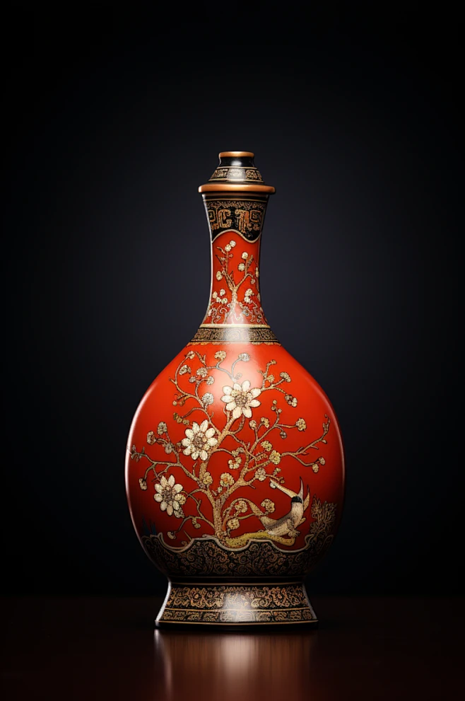 中国古董青花瓷摄影图-花瓣网