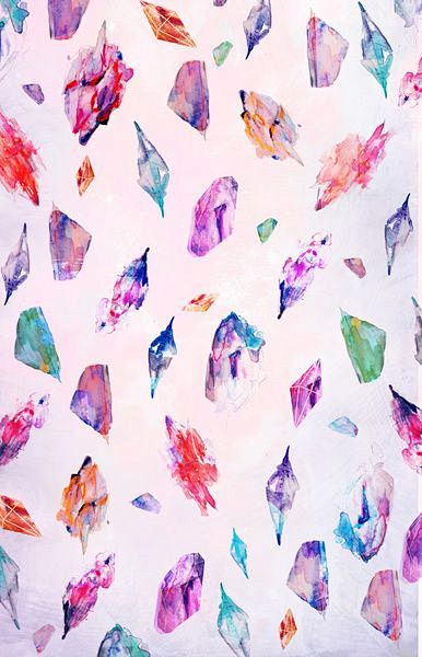 Watercolour Crystals...