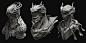 Daily sculpts 193-222 ( Space opera, sci-fi fantasy Aliens ), Gustavo Zampieri : So for this month(s) i decided to develop a little further than just flying heads (lol), unfortunately has a lot of setbacks and compromises so couldn't make these on a real 