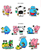 brand Character design Emoticon graphic ILLUSTRATION  sticker