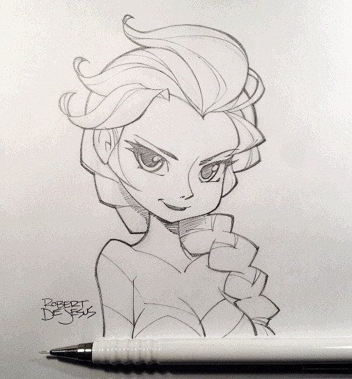 Elsa by Banzchan#冰雪奇...