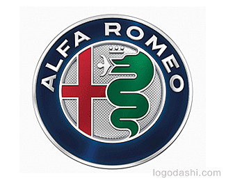 意大利汽车品牌 阿尔法·罗密欧车标_LO...