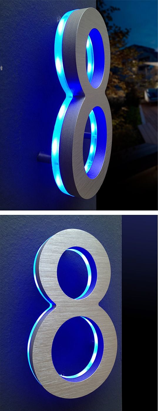 Modern Blue LED Hous...