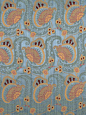 Scalamandre Anemone, slate blue | texture and pattern | Pinterest