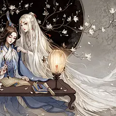 掩埋 - 古戈力_枯叶 脸_涂鸦王国插画