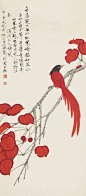 秋风起，赏大师笔下红叶小鸟。 ​​​​