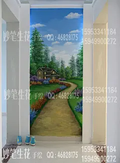 淄博墙体彩绘，淄博手绘墙画，淄博墙绘，妙笔生花墙绘工作室------作品欣赏 - 淄博旮旯论坛 - Powered by Discuz!