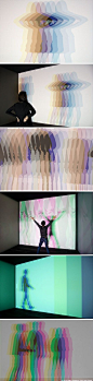 Artiste : Olafur Eliasson - "Multiple shadow house", 2010. Référence proposée par Barbara Verhaeghe, thérapeute spécialisée dans l'accompagnement des personnes souffrant de boulimie, hyperphagie, anorexie, orthorexie, phobie alimentaire. www.ple