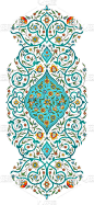 Element, arabesque for design template. Ornament i