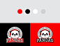branding  ILLUSTRATION  Illustrator logo Logo Design Panda  panda logo redesign school School Logo