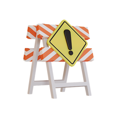 Warning Barrier 3D 警...