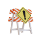 Warning Barrier 3D 警告 错误 