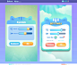 game ui GUI Icon uiux 儿童游戏 游戏素材 二次元ui 休闲游戏 欧美风ui 游戏界面