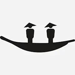 两个中国人独木舟运输日本图标高清素材 设计图片 免费下载 页面网页 平面电商 创意素材 png素材