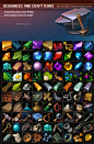 资源和工艺图标包,其他游戏资产Resources and Craft Icon Pack - Miscellaneous Game Assets2 d、冒险、酒吧、胸部、衣服、收集、工艺、幻想游戏,宝石,草药,图标,图标,库存,物品,皮革,战利品,魔法,魔法,中世纪,mmo,mmorpg,moba,rpg,符文,scrools,拼写,石头,木头 2d, adventure, bar, chest, clothes, collection, craft, fantasy, game, gems, herbs