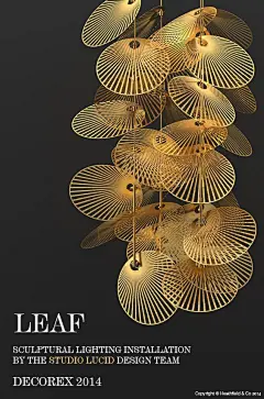 New sculptural lighting installation ...'Leaf' -  simply stunning! fiona.ritchie2@gmail.com - Gmail