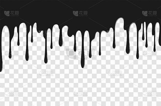 油漆滴。滴液体。油漆流。目前油漆、污渍。电流下降。滴的血。无缝模式。当前的油墨。流动的液体。模板下降