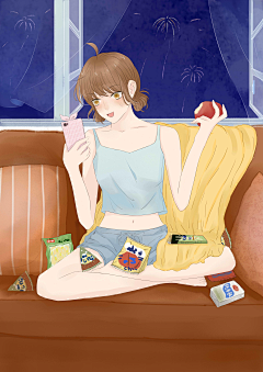 木栗子_巷采集到lollipop   girls