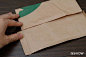 怎么用牛皮纸袋折叠一个多用途钱包(图文教程)