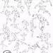 【绘画参考】人体动态参考~沉思、穿衣服、奔跑等等动作，就连卖萌专用姿势也有喔~