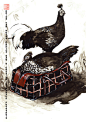 奢侈品包包 中国风花鸟画！阿根廷艺术家帕博罗·皮拉蒂 (Pablo Piatti) 的艺术插画