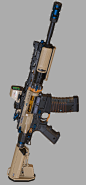 AR - ARMADYNE CARBINE RIFLE, A G R E : Another Cyberpunk carbine rifle concept. This is standard mode. There will be some accessories coming soon. I hope you enjoy this. Thx!
Modeled in Rhinoceros 3D and rendered in Keyshot.
CorelDraw for all decals