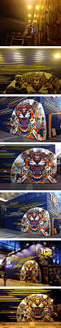 Tiger Wall 2013 on Behance