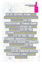 《Archinect》 Fall ’08讲座海报收集（二） 经典设计 #采集大赛#