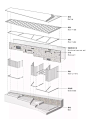 小钢屋分解轴测图  ©IDO元象建筑