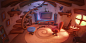 Smurf Living Room by jermilex on deviantART