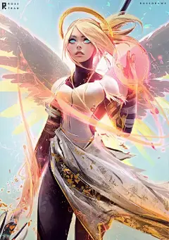 【插画师作品】第85期：美国92后插画师 Ross Tran 的女性插画作品 （竟然有古风）