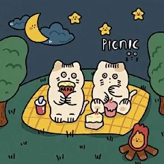 〠 ⋆ 喵星人の日常插画森系壁纸 ⋆ #初恋说#.゛#日常吸猫##萌宠##插画分享# ​​​ ​​​​