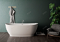 浴室浴缸北欧风 平面电商 创意素材