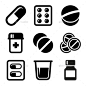 药片和胶囊图标设置-杂项图标Pills and Capsules Icons Set - Miscellaneous Icons成瘾、阿司匹林、胶囊,保健,治疗,设计师,药物,图形,健康、医疗、图标,疾病,孤立的,医,药物,药品,疼痛,止痛药,制药、象形图,药丸,处方,圆的,集,标志,符号,平板电脑,治疗,矢量,维生素 addiction, aspirin, capsule, care, cure, designer, drug, graphic, health, healthcare, icon, il