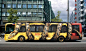 震惊的公交车 车身广告。