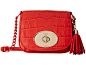 COACH Embossed Croc Liv Crossbody